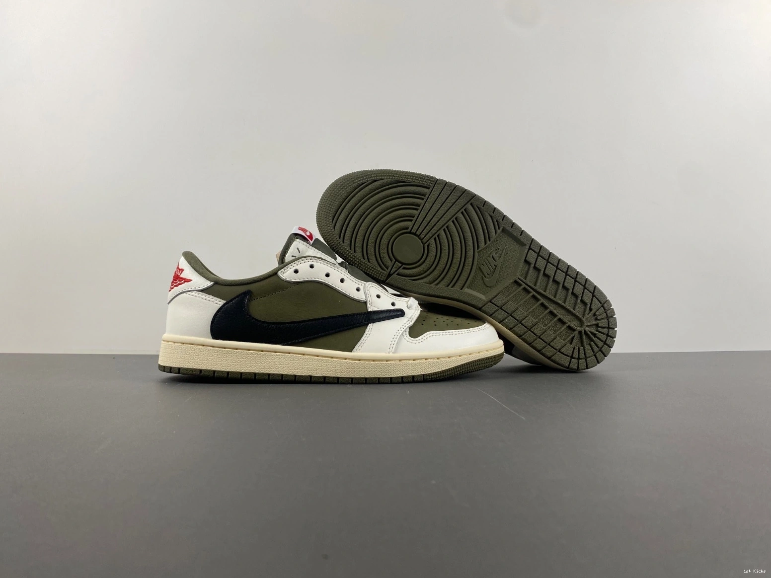 Scott Travis 1 OG Olive DM7866-200 Air Low Jordan 0329